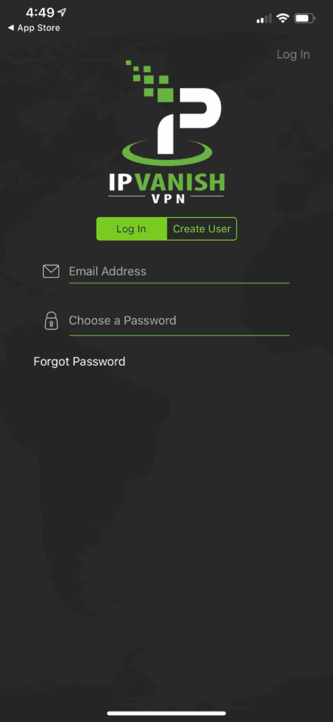 ipvanish vpn login